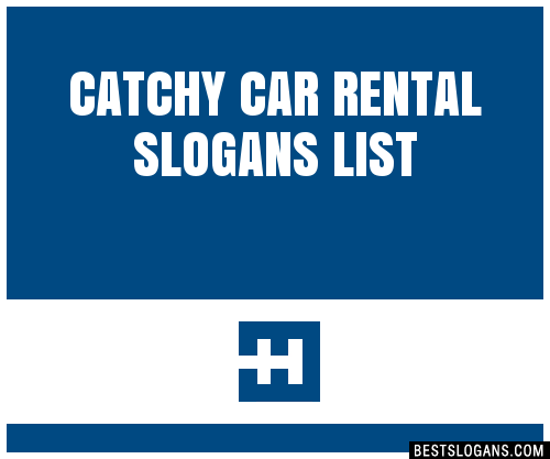 Catchy Car Rental Slogans List Taglines Phrases Names