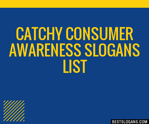 consumer awareness posters slogans