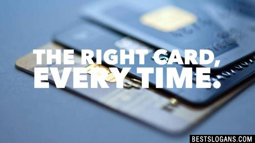 The right card, every time. -Post Office Credit Card