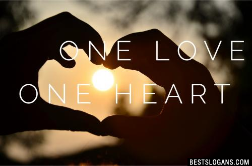 One love, one heart.