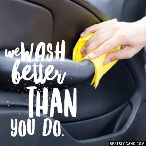 60+ Catchy Car Wash Slogans For Advertising Business Signs, Cards & Posters