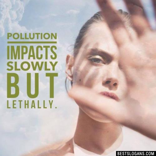 Pollution impacts slowly but lethally.