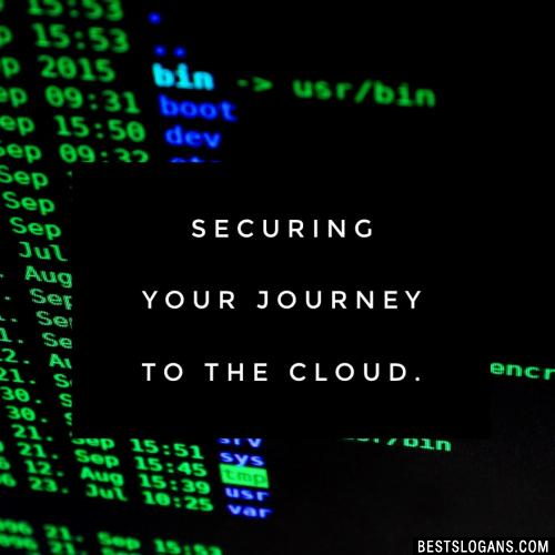 Securing your journey to the cloud.
