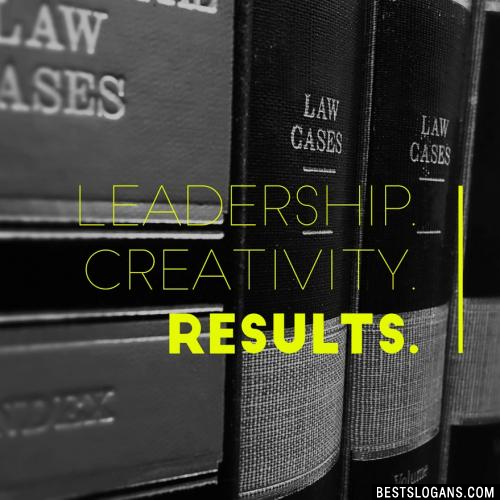 Leadership. Creativity. Results.