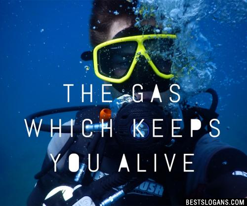 The gas which keeps you alive
