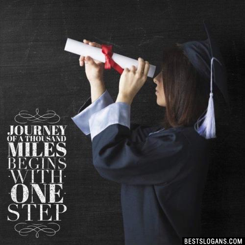 Journey of a thousand miles begins with one step