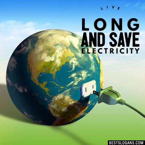 Poster On Save Energy With Slogan – Penggambar