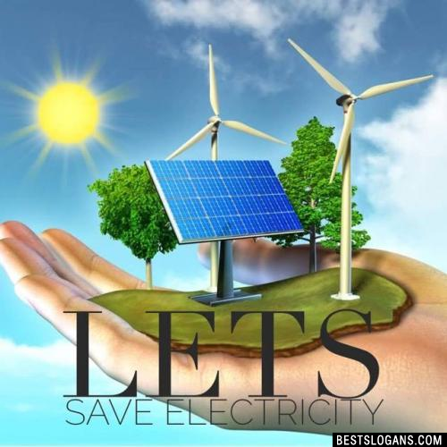 Lets save electricity