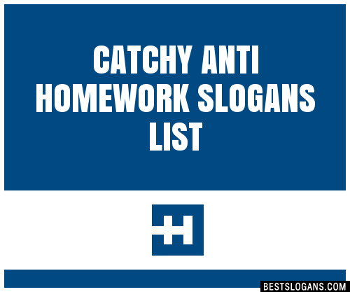 anti homework arguments